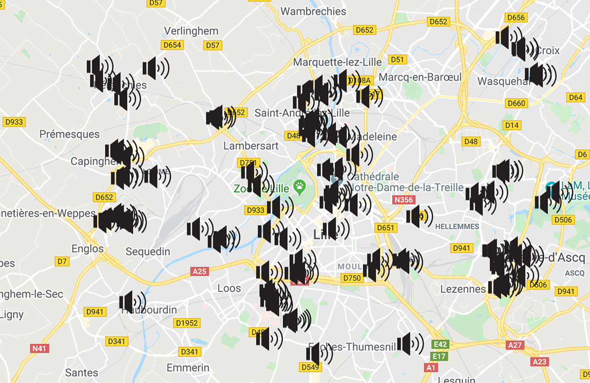 voir les déclamatoires sur google map